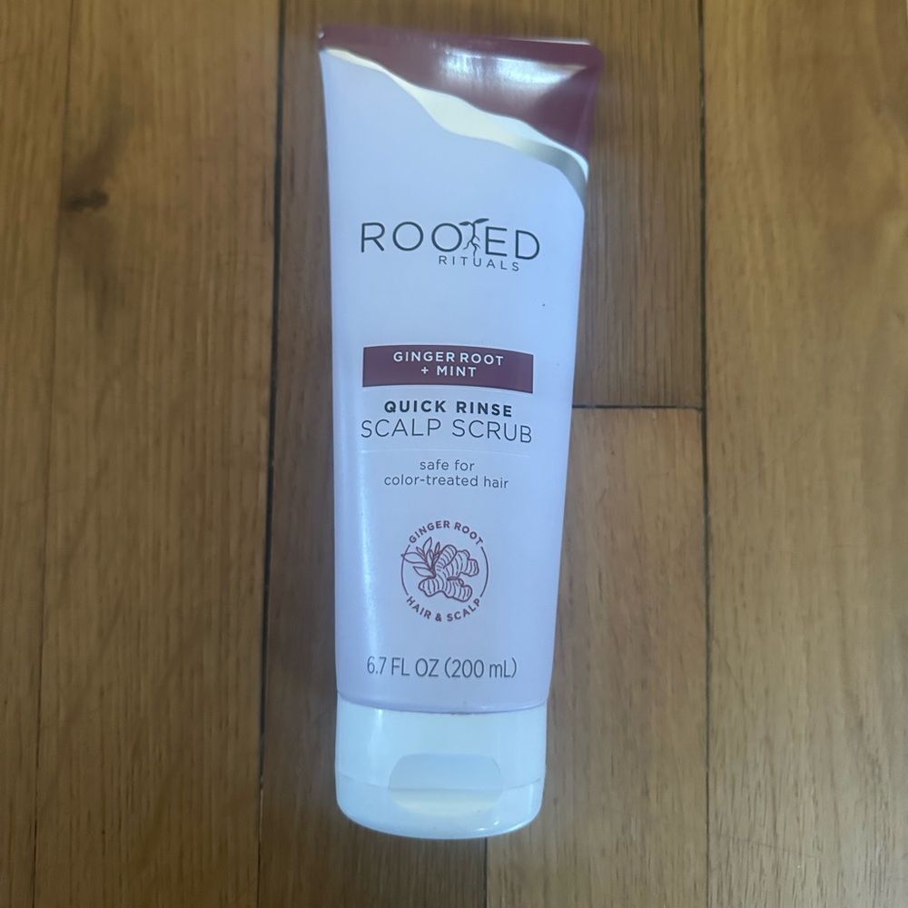 Rooted Rituals scalp scrub gingerroot & mint - Picture 1 of 2